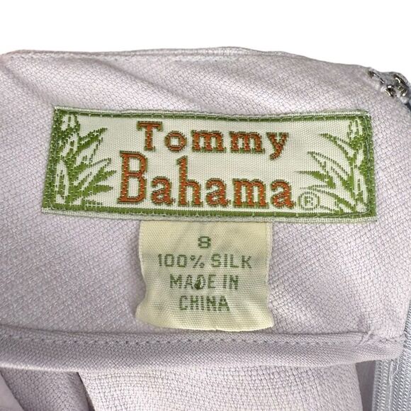 |NWT| TOMMY BAHAMA Silk “Kiss Bride” Wide Leg Pants - Picture 6 of 6